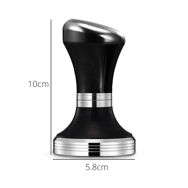 

Espresso Tamper Coffee Powder Press for Barista, 58mm with Flat Base, Stainless Steel, Rustproof, Ergonomics Handle