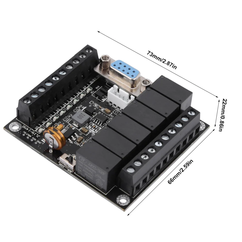 24V PLC реле промышленный программируемый пульт управления FX1N-14MR релейный модуль |