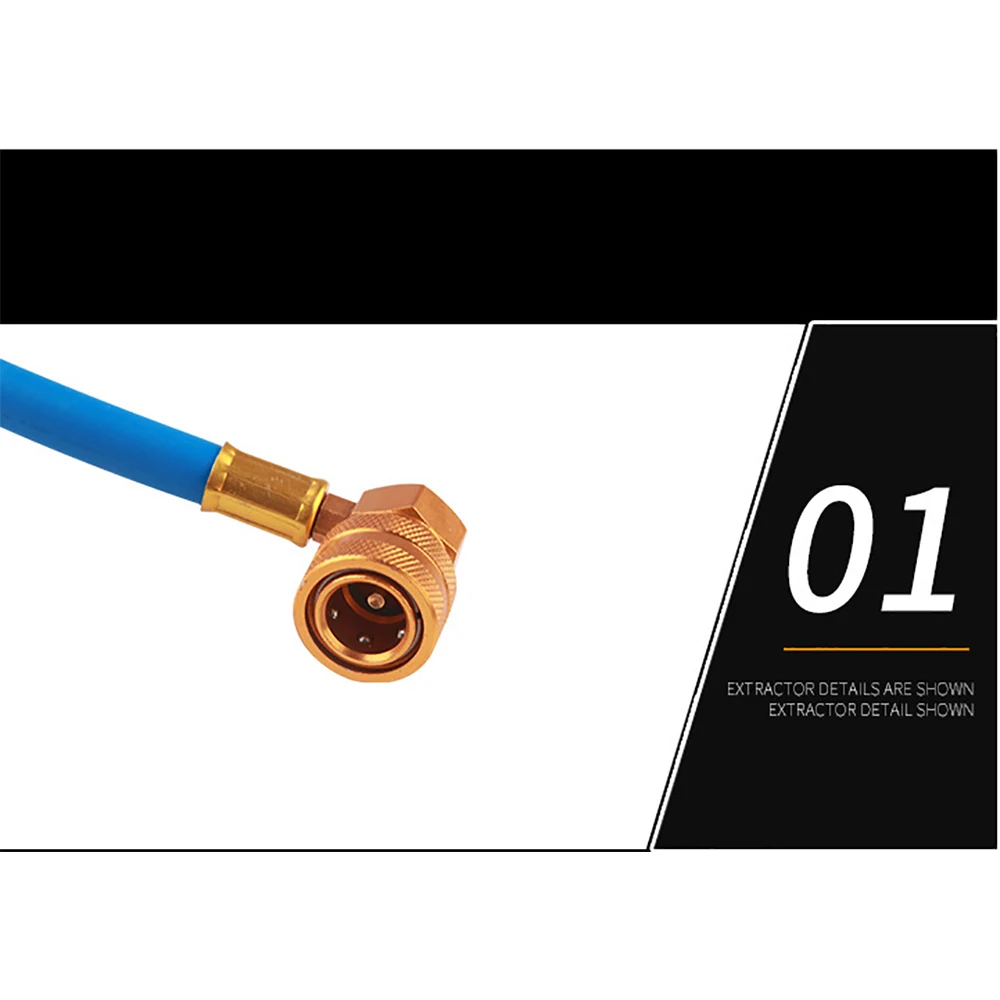 Заряжаемый шланг для хладагента A/C R134A Манометр низкого давления легкое