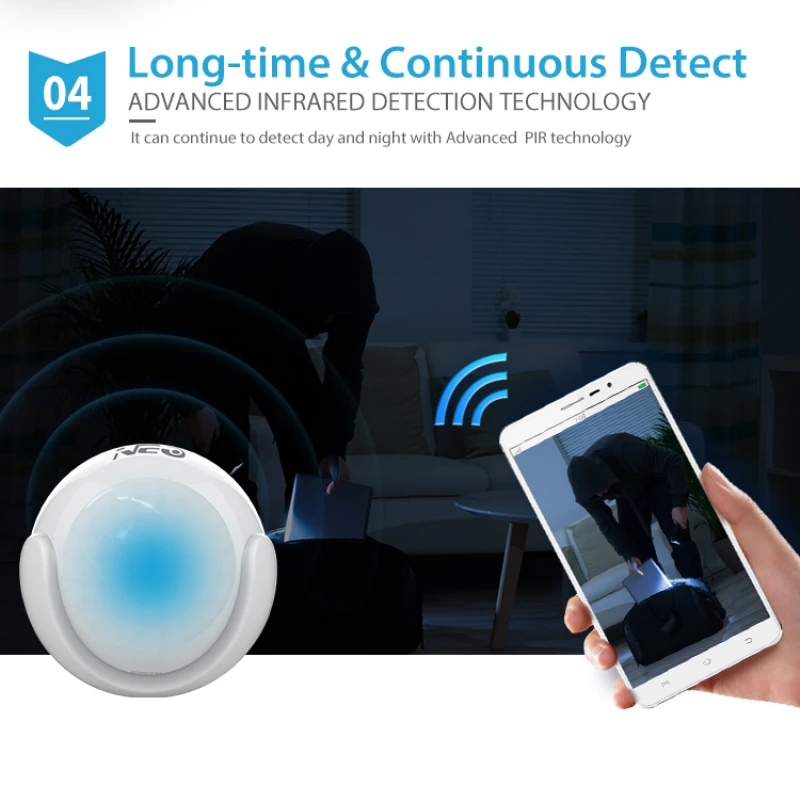 

NEO COOLCAM Z-wave 3IN1 Wireless PIR Motion/Temperature /Light Sensor Detector Home Automation Alarm System
