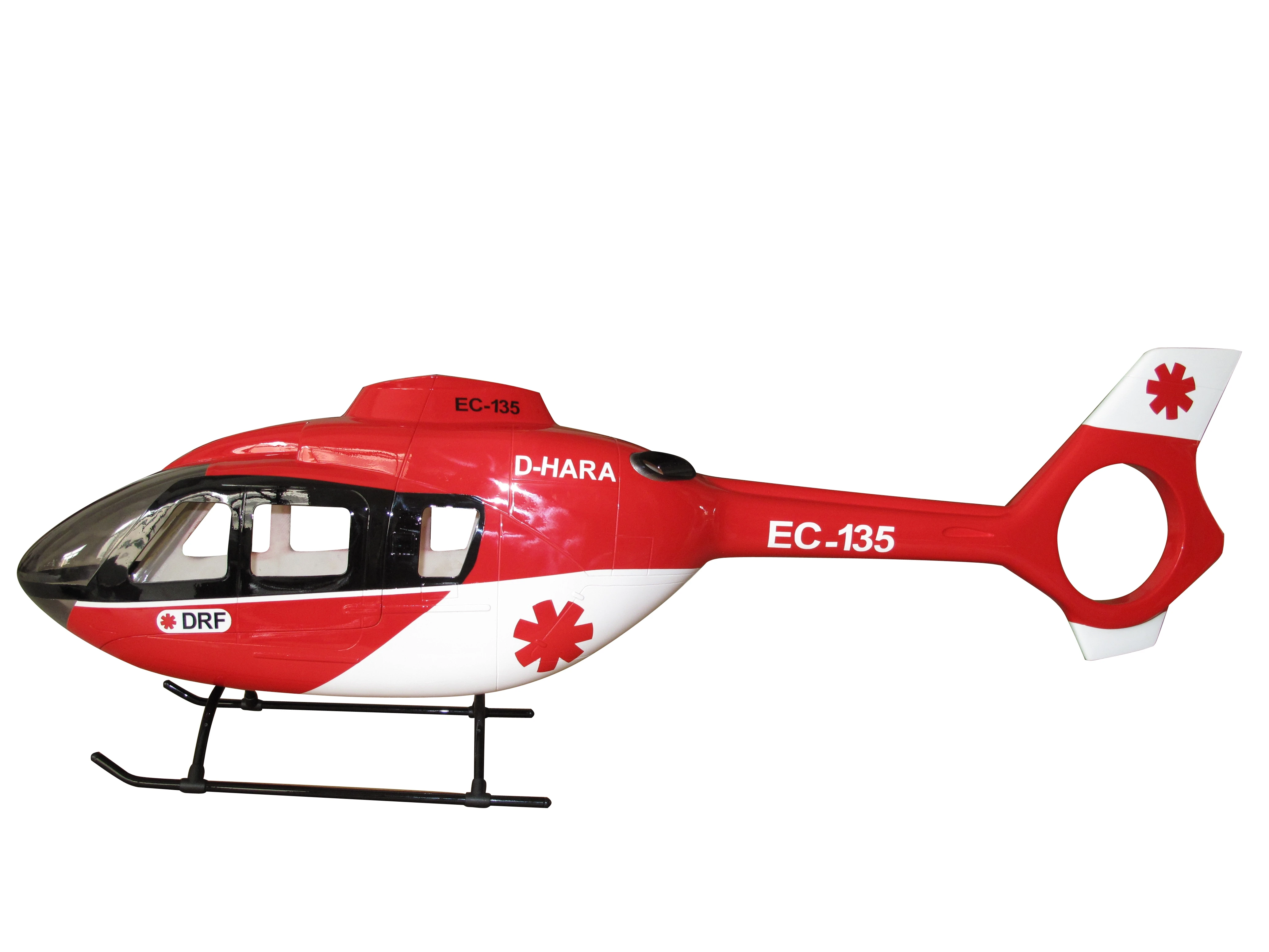

450 Scale Fiberglass EC135 EC-135 helicopter Fuselage