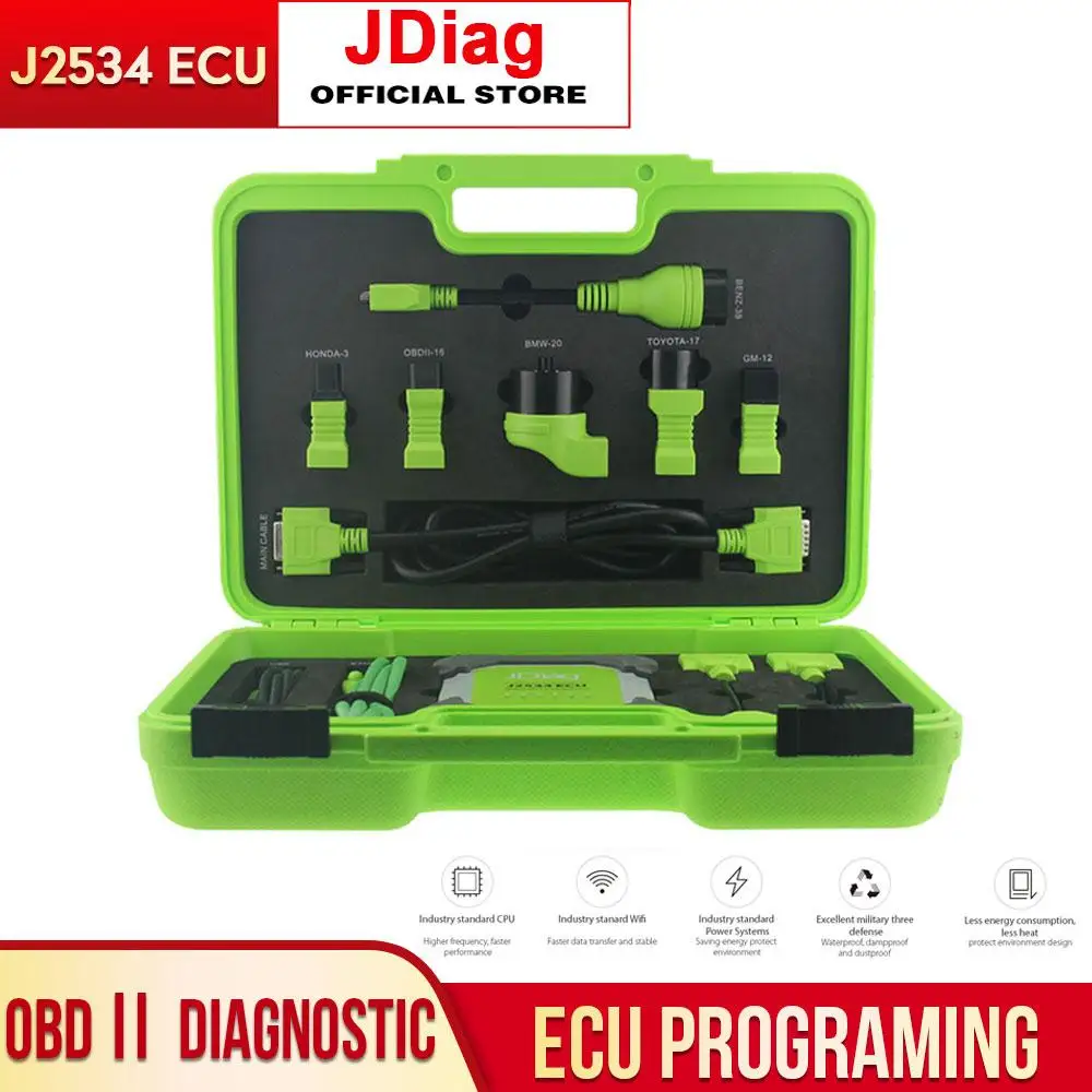 

JDiag Elite II J2543 Full System Diagnostic Car Diagnostic Tool Original ECU Programmer Professional Programming for Automotive