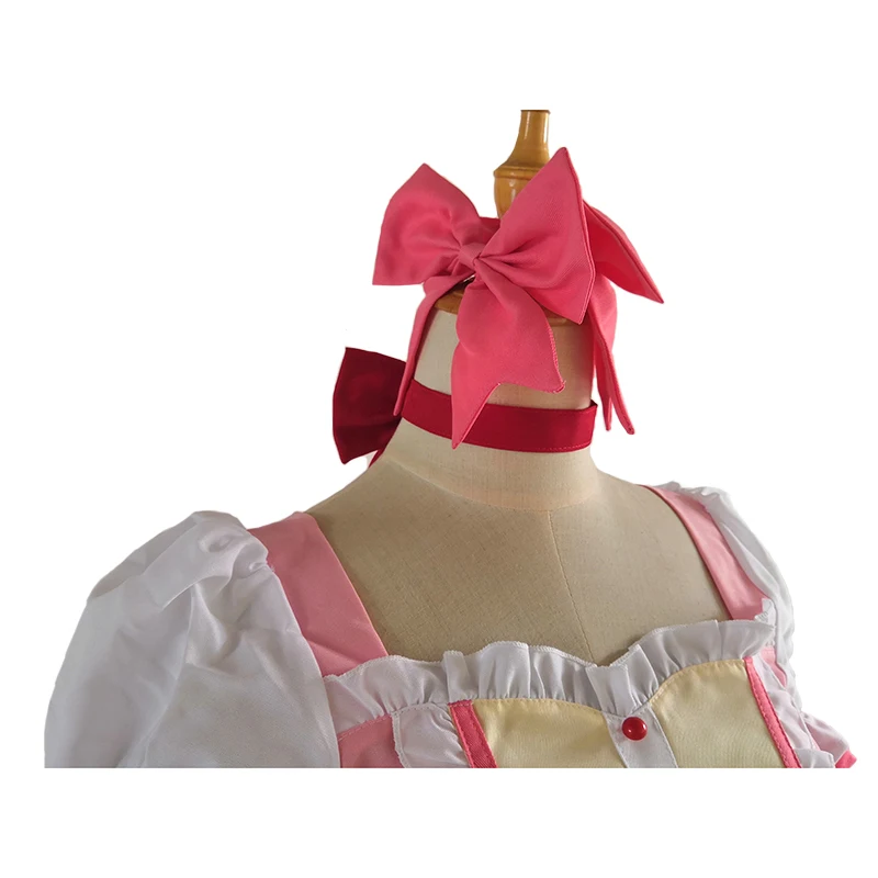 Мадока маджика волшебная девочка карнавальный костюм розовое платье + нижняя