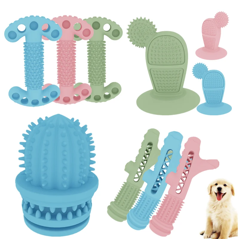 

Pet Toy Dog Molar Stick Puppy Toothbrush Pet Tooth Cleaning Toy Dog Bite Toy TPR Dog Chew Toy Pet Supplies Leaking Food Dog Toy