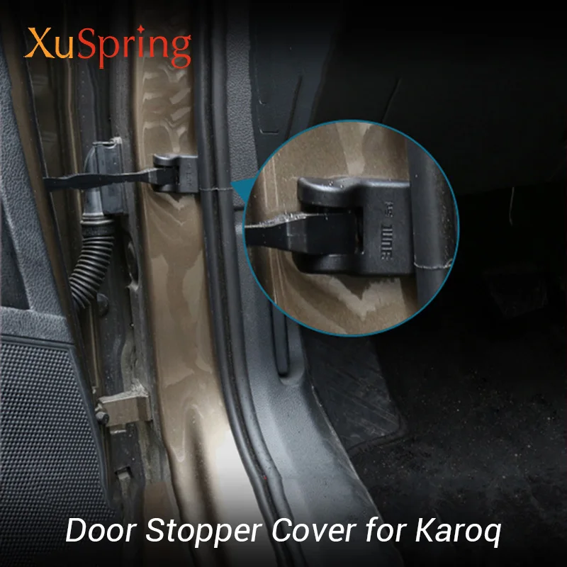 

Car Styling Door Stop Cover Exterior Car Door Stopper Protection Cover Auto Accessories Parts For Skoda Karoq 2017-2020
