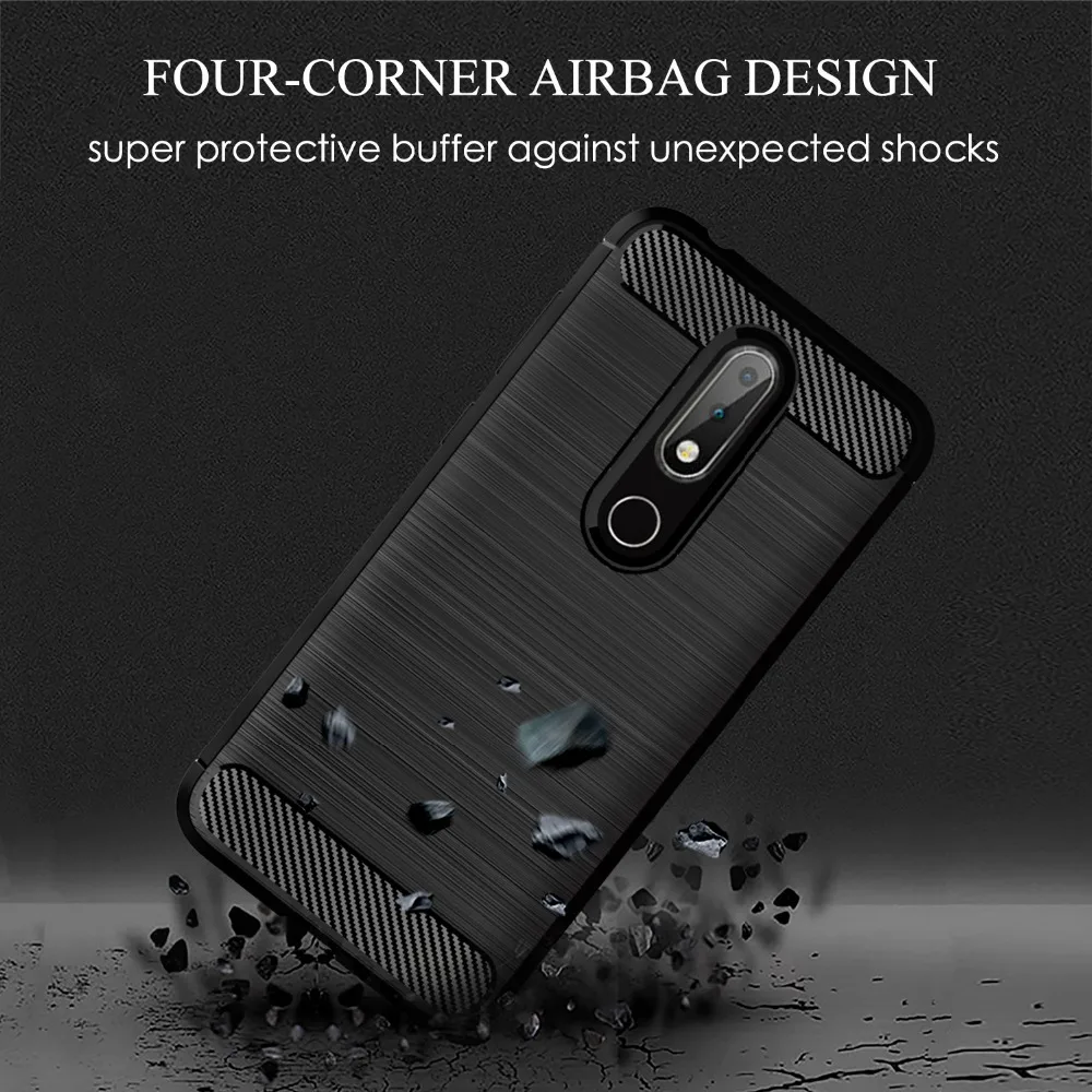 

Brushed Case For Nokia 2.4 3.4 3.2 5.3 6.1 7.1 8.1 5.4 3.1 1.4 5.1 Plus 8.3 2.3 5 X20 X10 X7 7.2 7 8 4.2 8.3 Cover Carbon Case