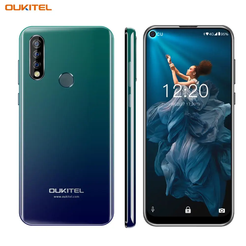 

OUKITEL C17 Pro 6.35 inch 4G Smartphone 4GB + 64GB MT6763 13MP Fingerprint Octa Core Android 9.0 Cellphone Mobile Phone 3900mAh