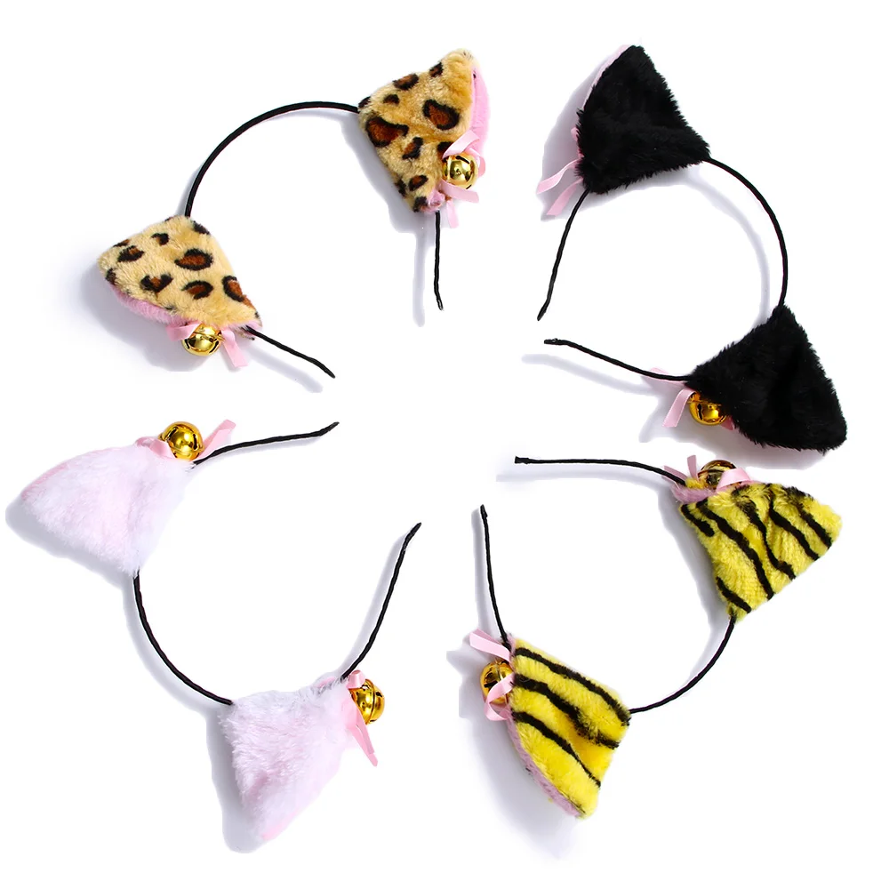 Модные вечерние украшения для ночного клуба ободки с кошачьими лисьими ушками