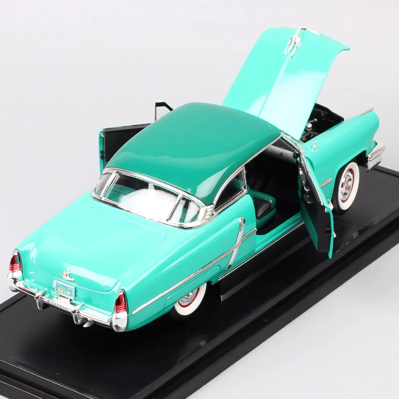 1:18 Масштаб дорожный знак Классический роскошный ford 1952 Lincoln Capri седан литье под давлением и транспортные средства игрушечные модели машин реплики для коллекции