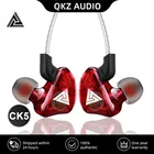 Оригинальные проводные наушники QKZ CK5 с басами 3,5 мм с HD микрофоном, наушники-вкладыши, спортивные музыкальные наушники для iphone для всех телефонов Android