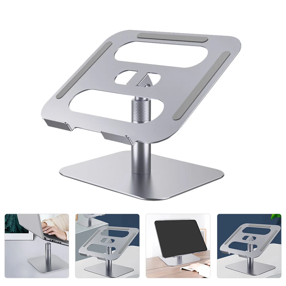 

1pc Aluminium Alloy Notebook Rack Height Adjustable Laptop Holder Laptop Stand
