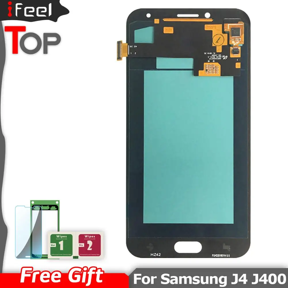 5," супер AMOLED ЖК-дисплей для samsung Galaxy J4 J400 Sm-j400F/DS ЖК-дисплей монитор+ сенсорный экран дигитайзер Датчик Стекло в сборе