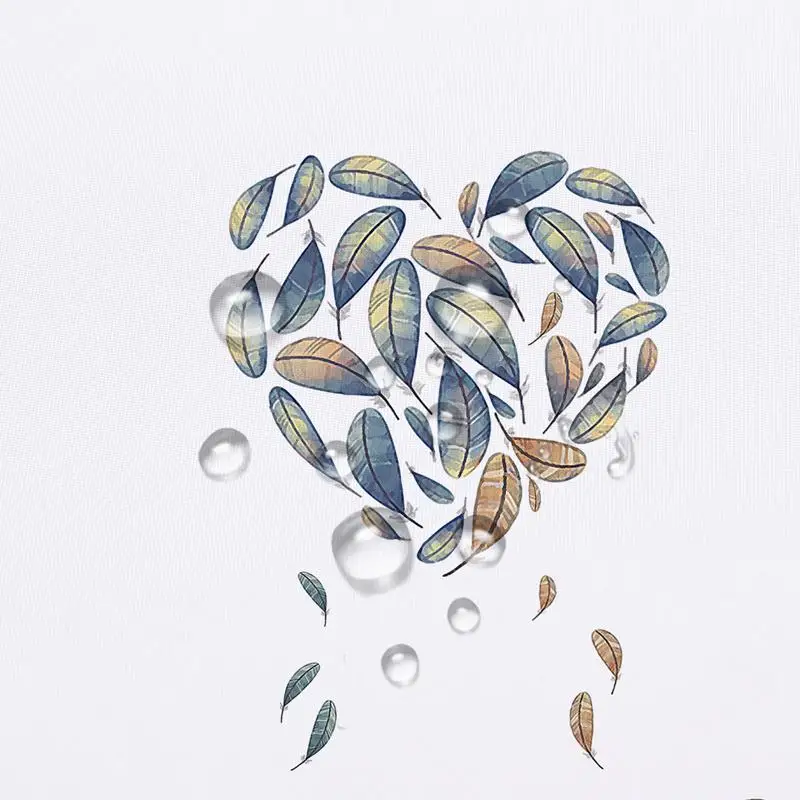 

Love Birds Shower Curtains Waterproof Polyester Bathroom Door Curtains