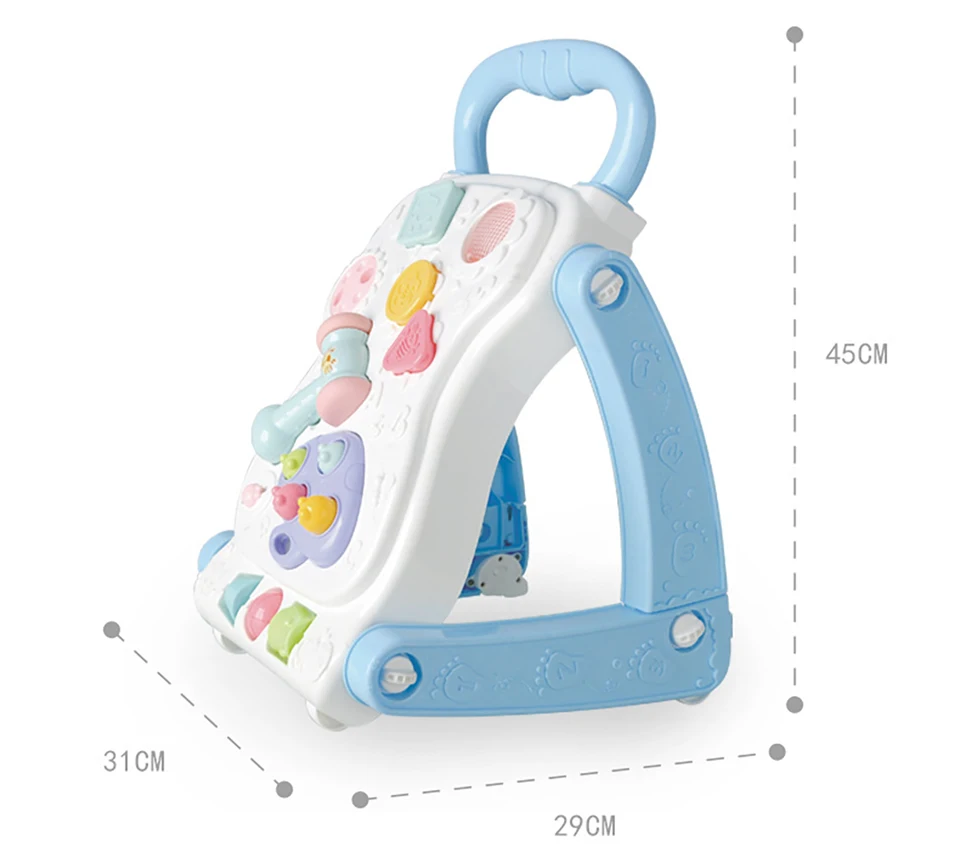 IMBABY От 0 до 1 года детские многофункциональные детские ходунки игрушка треугольник структура Анти-опрокидывание детей обучения ходунки ребенка strole