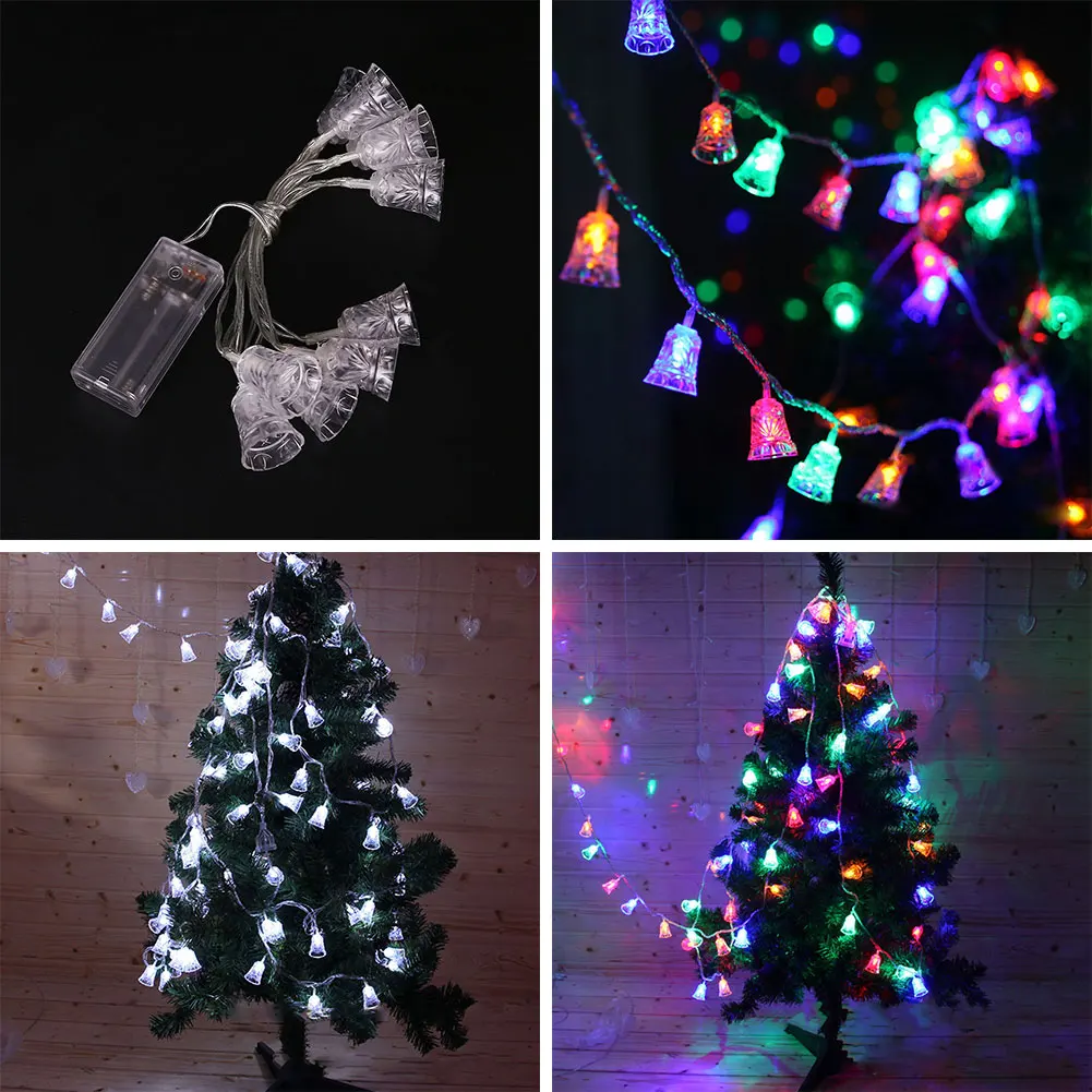 

LED Bell Light String Lamp Fairy Lights Festival Christmas Decoration Colorful