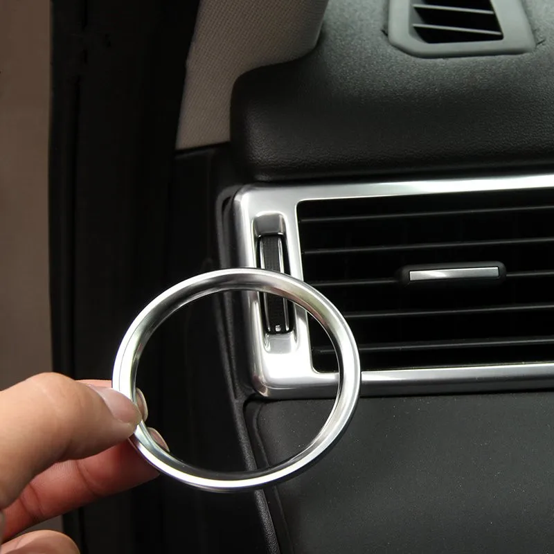 Автомобильная дверь звуковая магнитола отделка кольца хром АБС облепиха