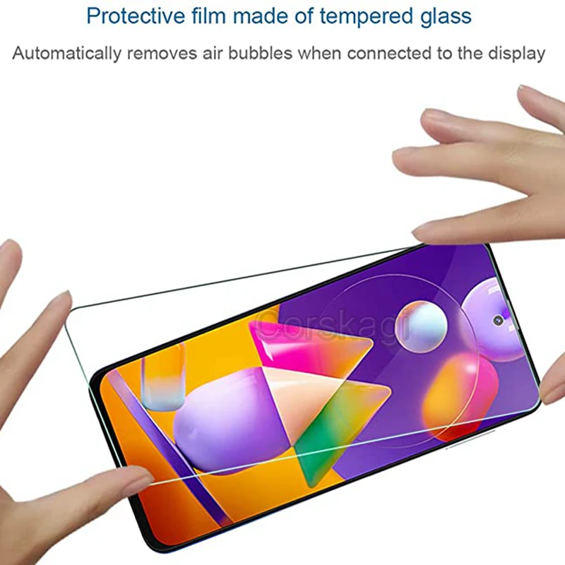 Закаленное стекло для Samsung Galaxy S20 FE M51 M30S M31 A42 M31S M11 M21 M01 A51 A71 A31 A41 A11 A21S S10e 3 шт.