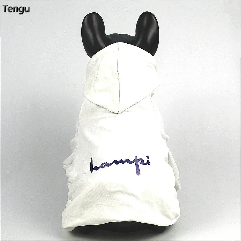 Одежда для собак черного и белого цвета в японском корейском стиле брендовый