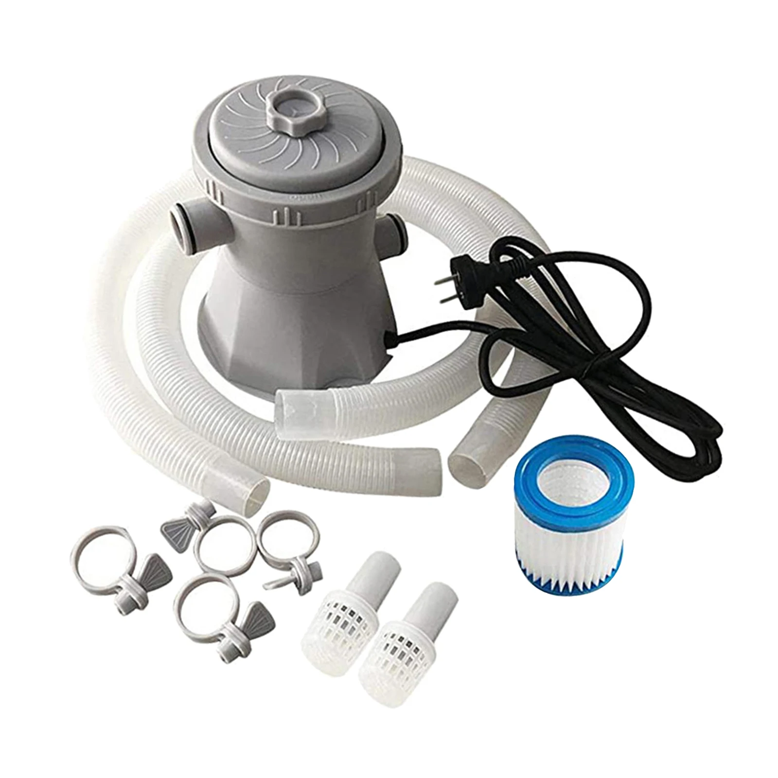 

Электрический фильтр для бассейна, многоразовый насос 15 Вт, для наземных бассейнов, 1 шт., европейская вилка