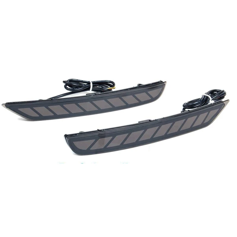 

NEW-Car LED Reflector Lamp Rear Fog Lamp Bumper Light Brake Light Dynamic Turn Signal for Subaru forester 2008 -2017