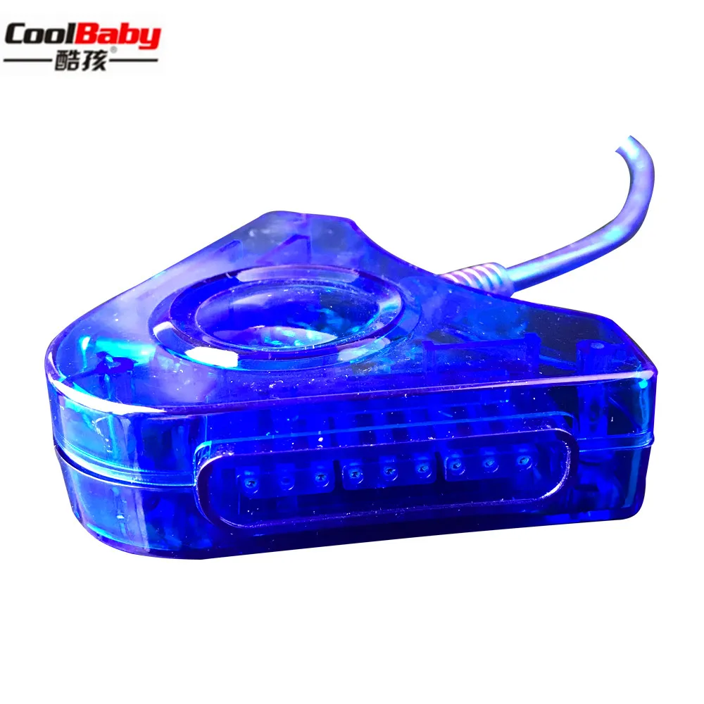 New Joystick USB Dual Player Converter Adapter Cable For PS2 Gamepad Playstation 2 PC Game Controller With CD Driver | Электроника