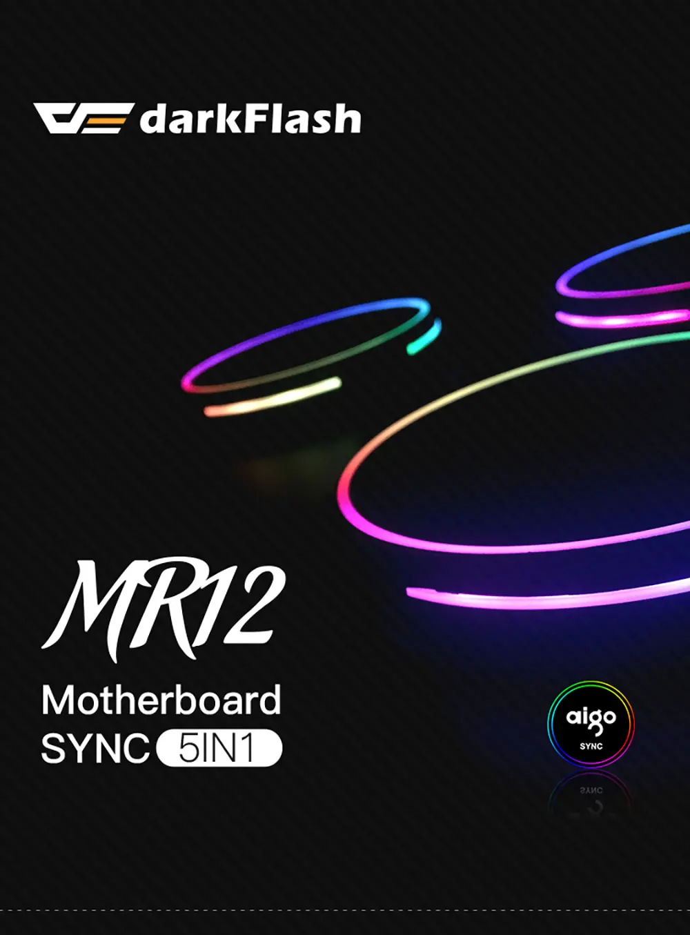 Aigo MR12 Компьютерный Вентилятор RGB Регулировка 120 мм тихий ИК пульт дистанционного управления сменный Aura Sync 3 P-5 v цветной кулер вентилятор охлаждения чехол для ПК Вентилятор охлаждения