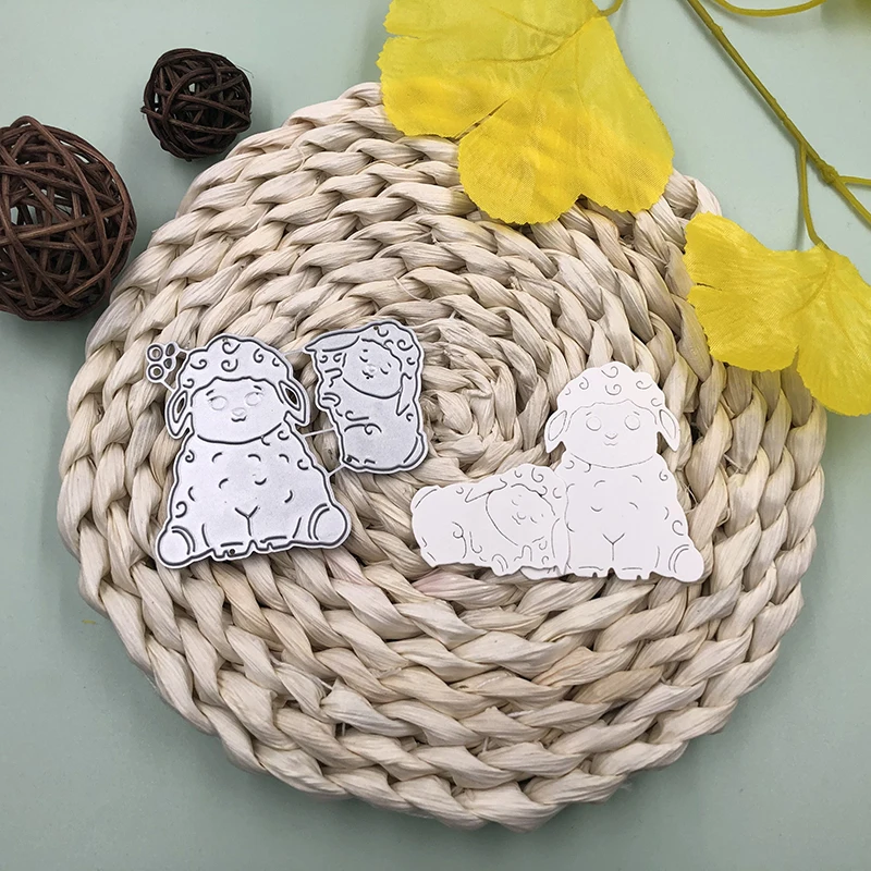 CH Sleeping Sheep трафарет для резки металла штампы скрапбукинга практика Hands-on DIY альбом