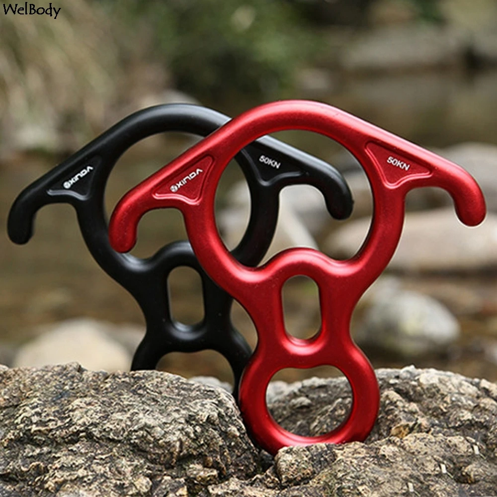 Наружный алюминиевый Магниевый сплав скалолазание 8 слов кольцо 50KN OX рожок обруч