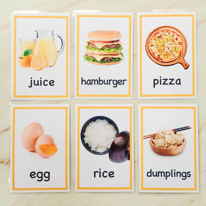 45 шт. Обучающие карточки на английском языке | Игрушки и хобби