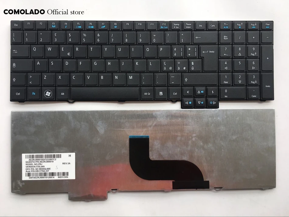 Арабско французская AF Венгерская итальянская Японская Клавиатура для ноутбука