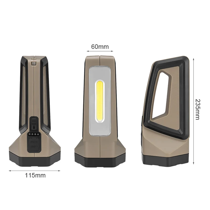 저렴한 COB 사이드 라이트와 P50 LED 손전등, USB 충전식 작업 램프, 휴대용 서치라이트, 강력한 토치, 슈퍼 브라이트 랜턴