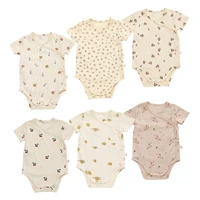 0 24m newborn kid baby boys girls clothes summer short sleeve romper print cute sweet cotton jumpsuit lovely body suit outfit