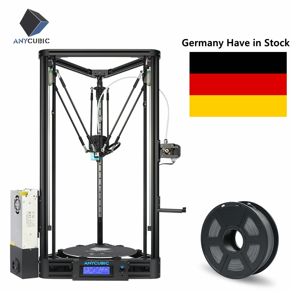 ANYCUBIC Kossel 3d Printer Kit с модульной сборкой PLA Простота установки автоматического уровня FDM 3д принтер Desktop DIY 3d принтер
