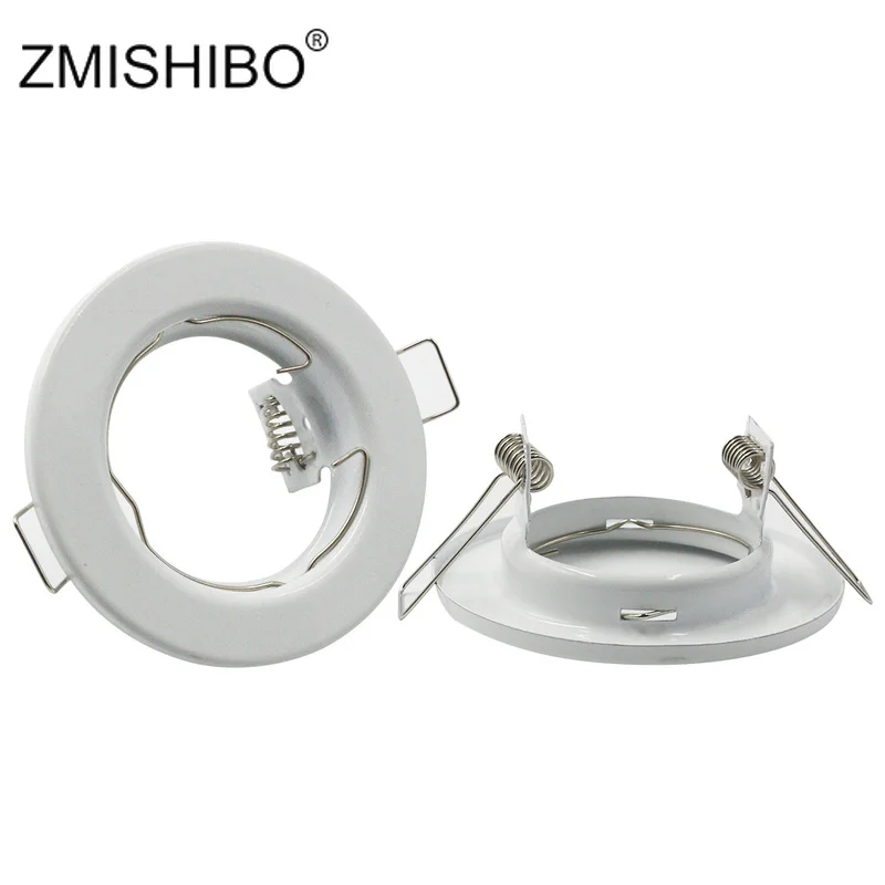ZMISHIBO Белый светодиодный рама локального светильника GU10 фитинг белый 12-260 В