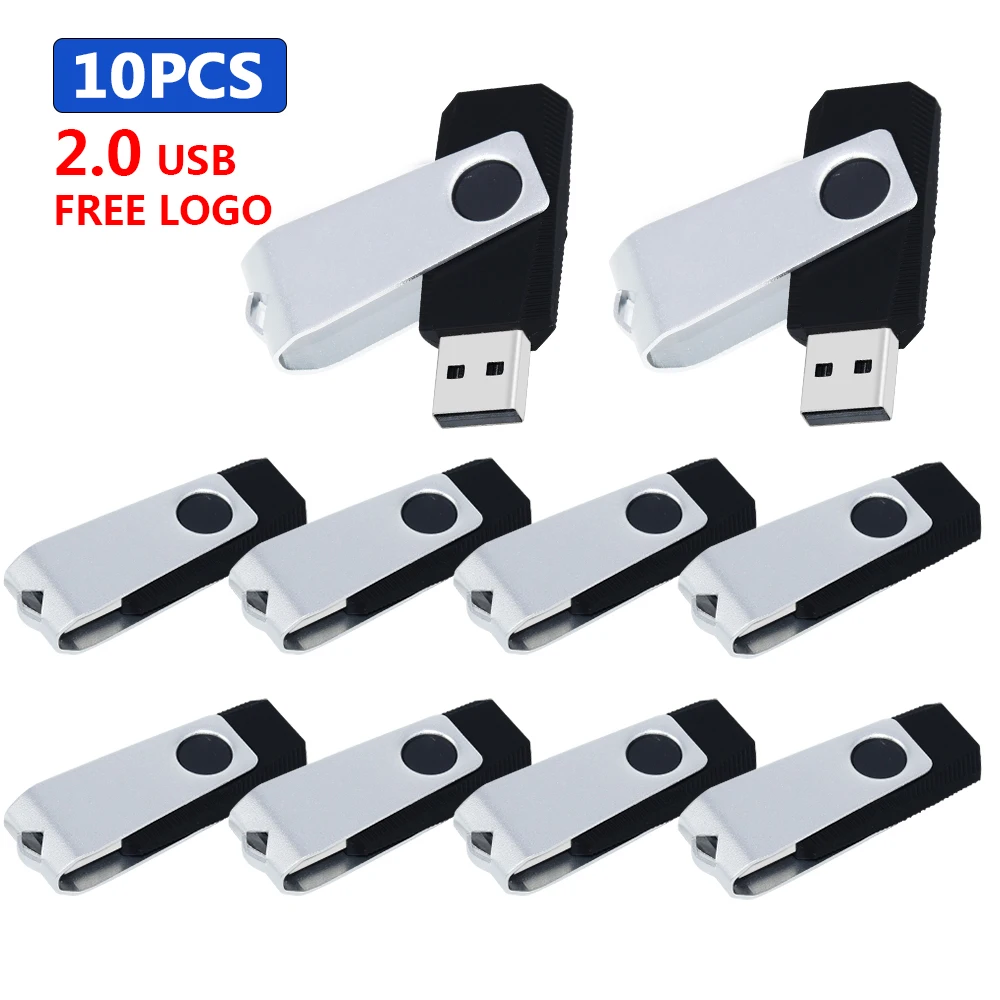 

Металлический флеш-накопитель usb 2,0, 10 шт./лот, 4 ГБ, 8 ГБ, 16 ГБ, 32 ГБ, 64 ГБ, 128 ГБ