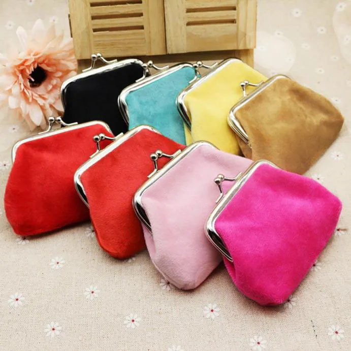 Женский вельветовый кошелек с отделением для монет и сумочкой | Багаж сумки