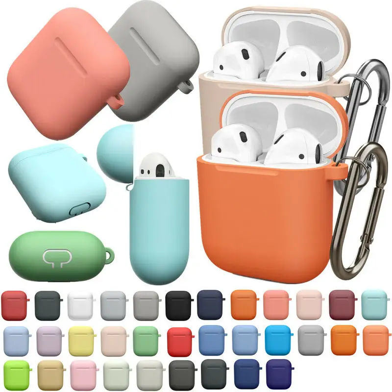 Мини Мягкий силиконовый чехол для Apple Airpods противоударный чехол для Apple гарнитура для Airpods чехол s ультра тонкий Air Pods защитный чехол
