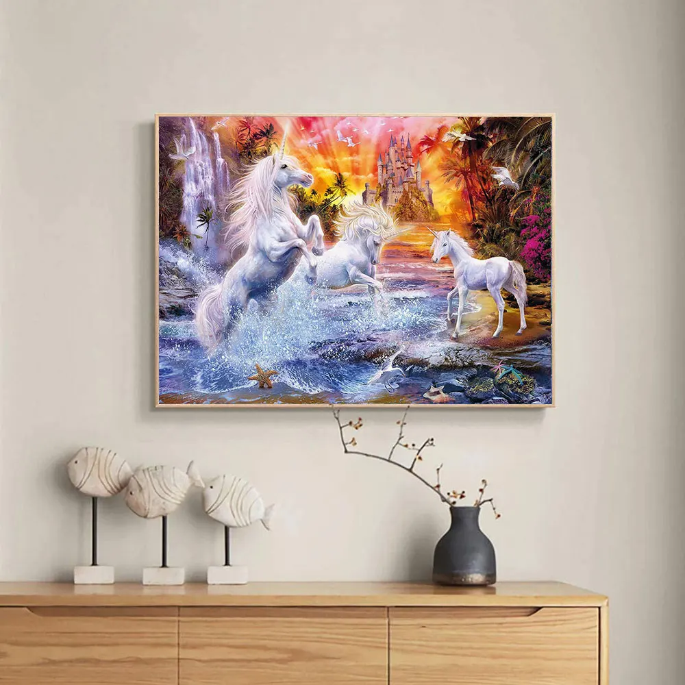 алмазная мозаика вышивка декор для 5D живопись сделай сам лошадь полная