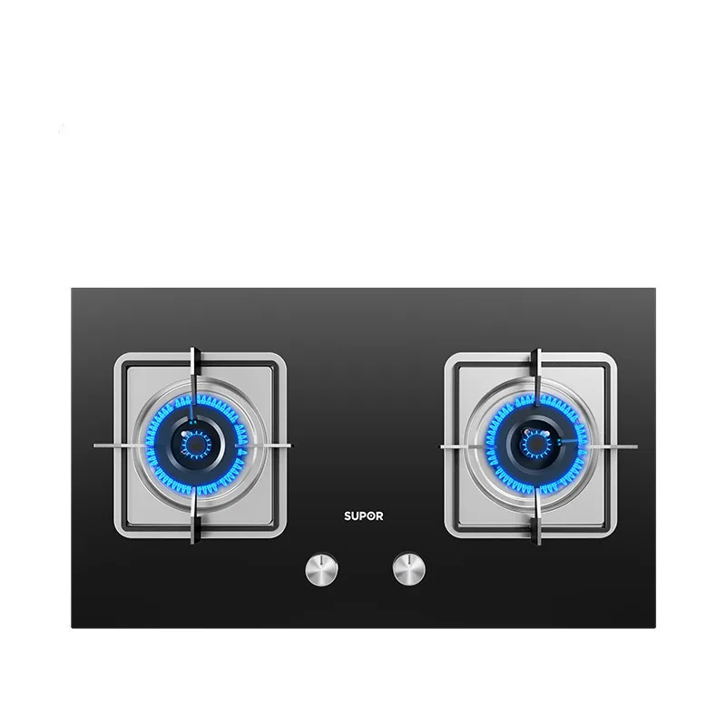 

5.0KW Gas Stove B15 Gas Cooker Double Foci Household Embedded A Kitchen Stove Natural Gas Stove Liquid Gas Cooking Bench Type