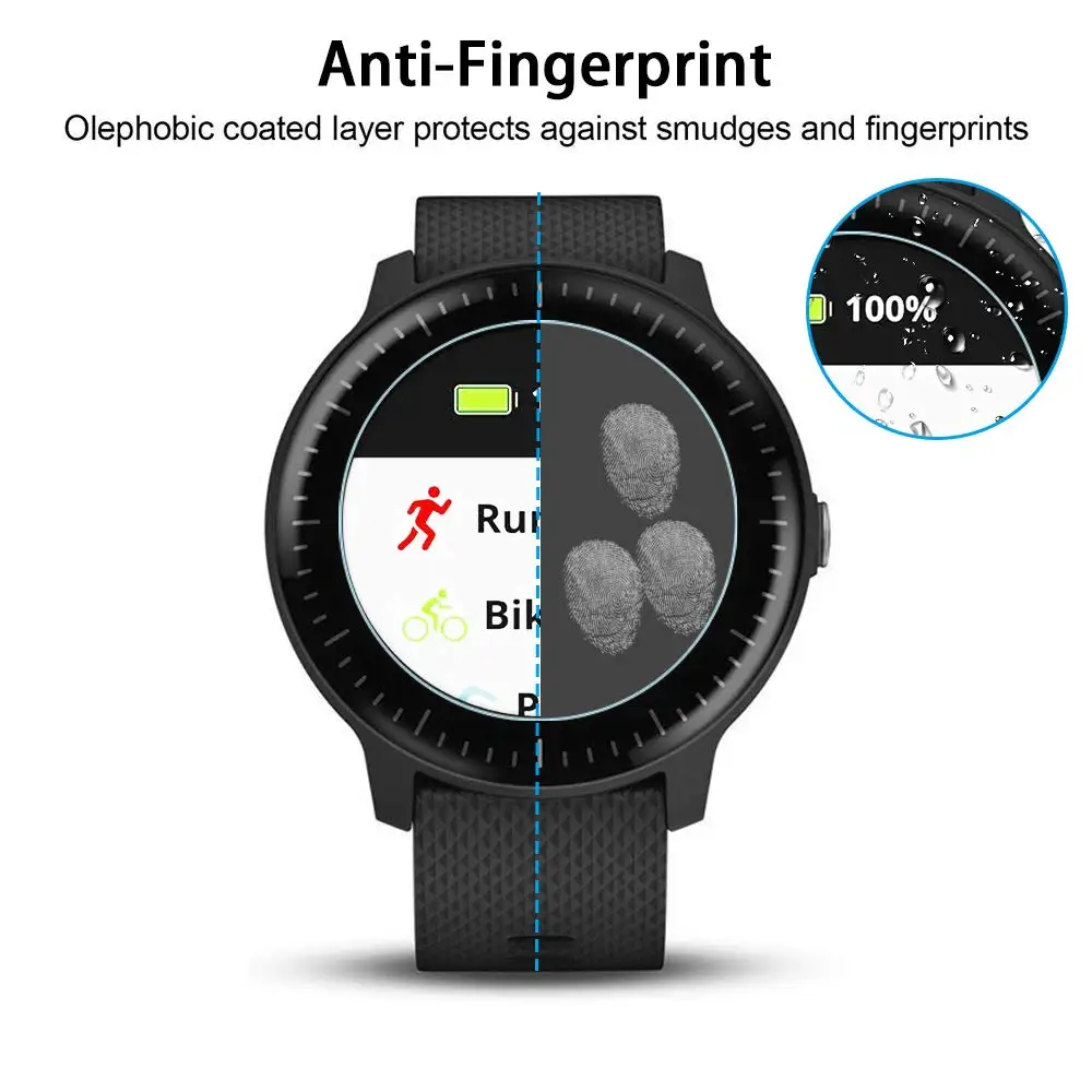 Ультрапрозрачное закаленное стекло для Garmin Vivoactive 3 защита музыкального экрана