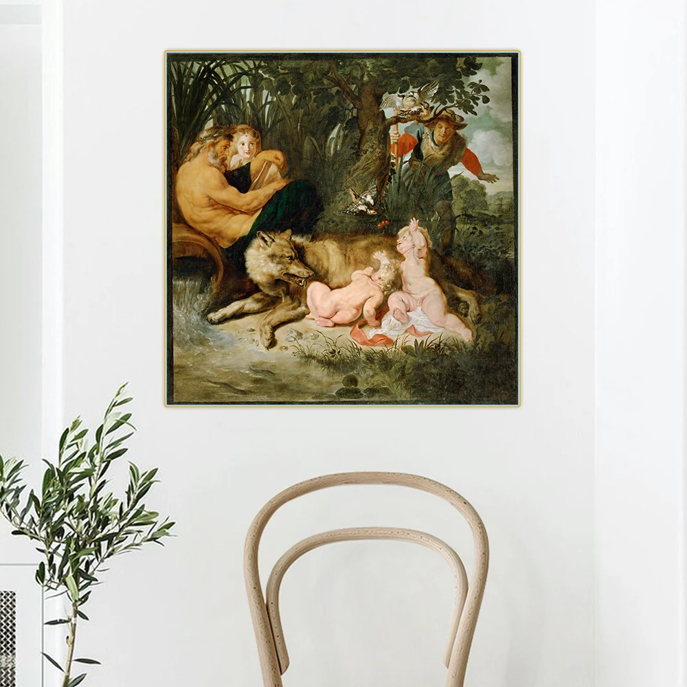 Citon Питер пол Рубенс 》 ромус и Ремус картина маслом на холсте художественный