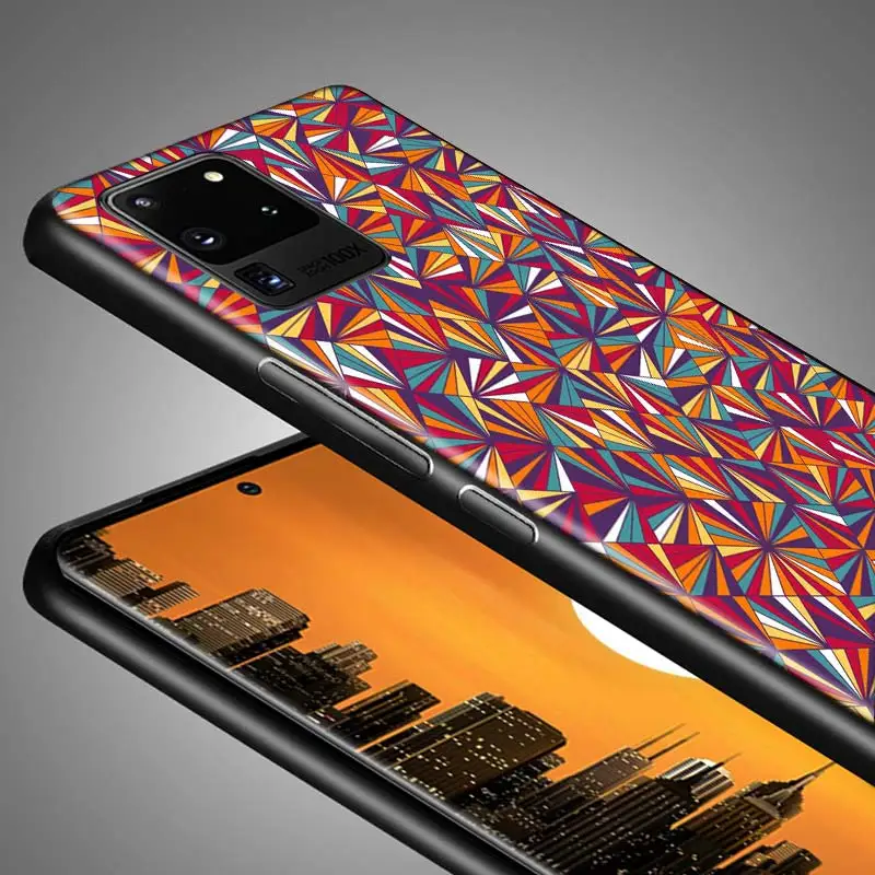 

Silicone Cover Psychedelic Art for Samsung S20 Ultra Plus A91 A81 A71 A51 5G A41 A31 A21 A21S A11 A01 Phone Case