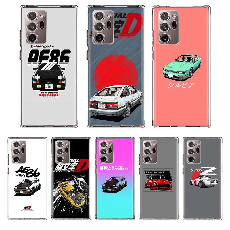 

Cartoon Car Tail Light JDM Case Coque For Samsung Galaxy Note 20 Ultra Note 10 Plus 8 9 F52 F62 M31S M30S M51 M11 Cover Funda