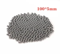 100pcs 5mm pocket shot outdoor hunting slingshot pinball stainless ammo steel balls shooting accessories