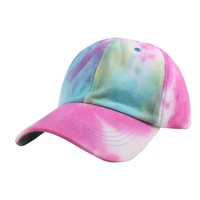wholesale new colorful tie dye design street fashion brand ease match woman outing sunshade hip hop man casual baseball hat