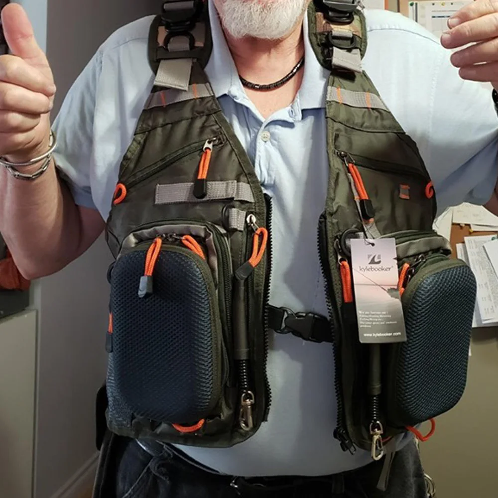 Рюкзак Fly Fishing Vest Регулируемый жилет для мужчин и женщин сетчатая куртка рыбалки