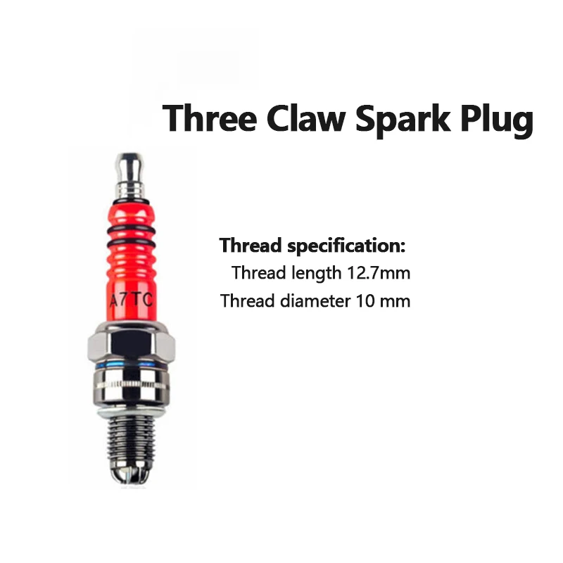 1 шт. Свеча зажигания CR7HSA ATRTC высокая производительность 3-электрода для GY6 50cc-150cc