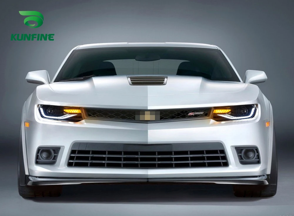 Автостайлинг KUNFINE автомобильная фара в сборе для Chevrolet Camaro 2014-2015 светодиодный ная