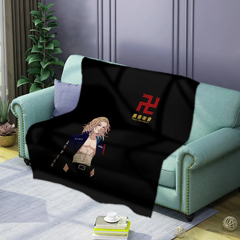 

Аниме Tokyo Revengers Косплей Sano Manjirou Ken Ryuguji Haori мягкий удобный чехол фланелевая с принтом одеяло для сна