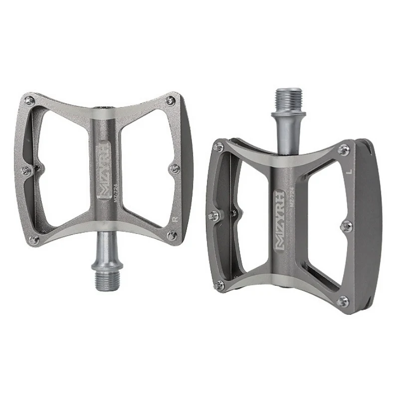 

Bicycle Anti-Slip Foot Pedals Ultra-light Aluminum Alloy Hollow Bearing Foot Pedal MTB Road Cycling Flat Platform Pedal